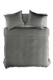 YELLOW PERCALE STEEL GREY 240X200/220CM 100% KATOEN PERKAL