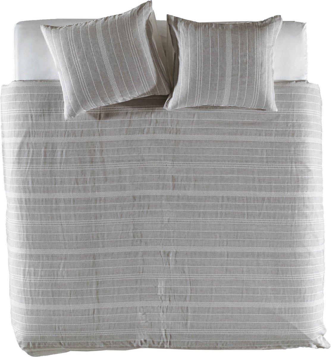 YELLOW DEKBEDOVERTREK DOMINIQUE MELANGE GREY 240X200-220 YELLOW DEKBEDOVERTREK DOMINIQUE MELANGE GREY 240X200-220