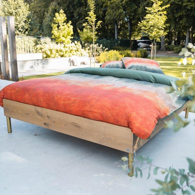 Kayori Yuzu rood Waffle 140x200/220 Kayori Yuzu rood Waffle 140x200/220