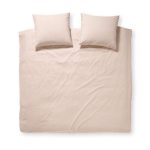 Damai dekbedovertrek Beat nude 100% organic 140x200/220 ( nog 1 stuk) - Afbeelding 3