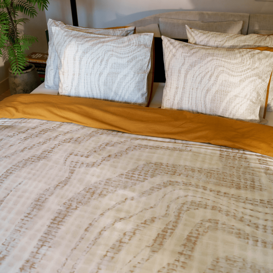 KAYORI DIARA ZAND DEKBEDOVERTREK 240X200/220 100% KATOEN KAYORI DIARA ZAND DEKBEDOVERTREK 240X200/220 100% KATOEN