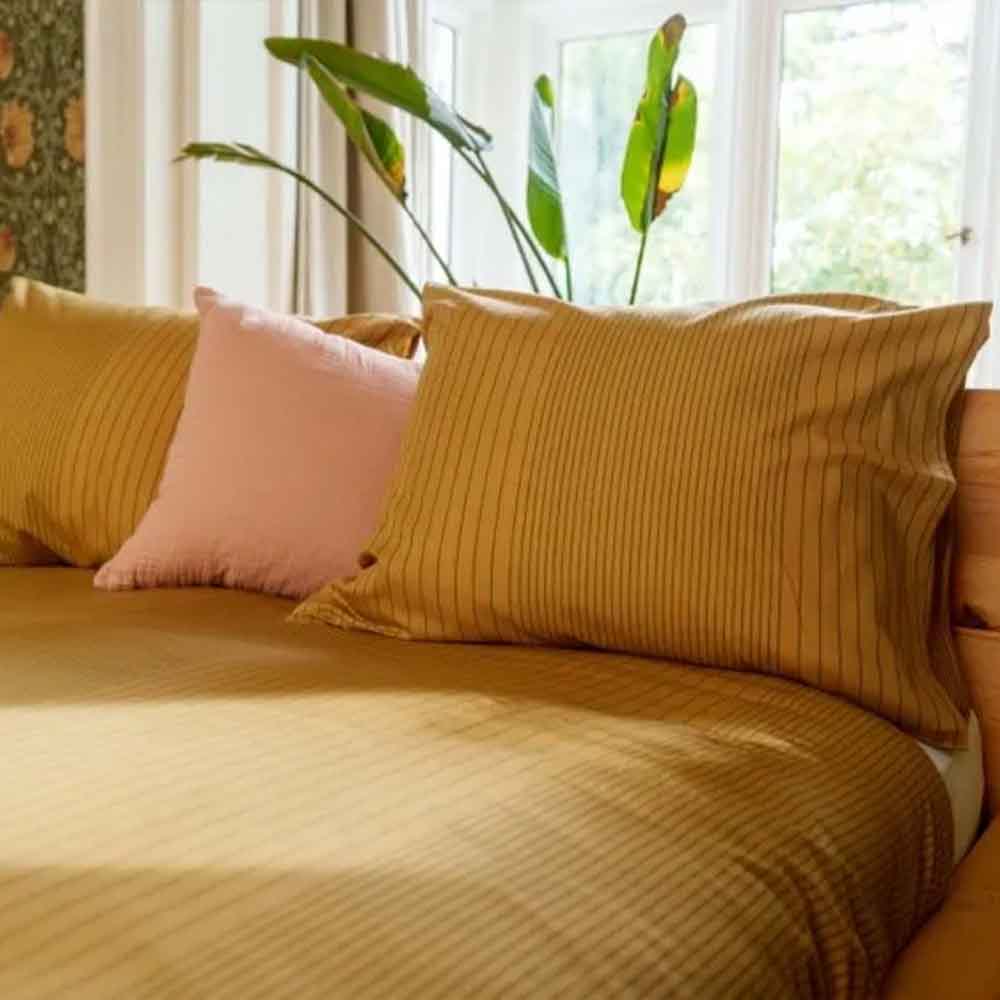 Kayori Sao geel 240x200/220 tencel Kayori Sao geel 140x200/220 100% tencel