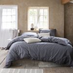 CINDERELLA MOON ANTHRACITE VINTAGE LOOKDEKBEDOVERTREK 240X200/220CM