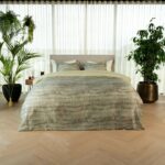 Kayori Mina olijfgroen 240x200/220cm katoensatijn