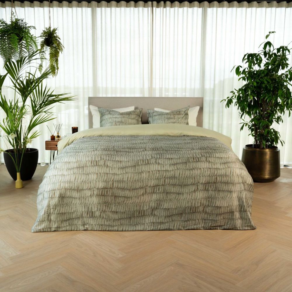 dbo_-_mina_-_olijfgroen_4_ Kayori Mina olijfgroen 240x200/220cm katoensatijn - Afbeelding 1