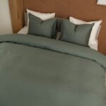 Kayori Dona groen 240x200/220cm katoensatijn - Afbeelding 2