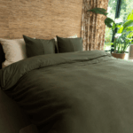 Kayori Erimo groen 140x200/220cm Egyptisch percal