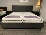 Beka gestoffeerd bed met Beka bodems 180x210 Opruiming !Verkocht - Afbeelding 3