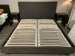 Beka gestoffeerd bed met Beka bodems 180x210 Opruiming !Verkocht - Afbeelding 2