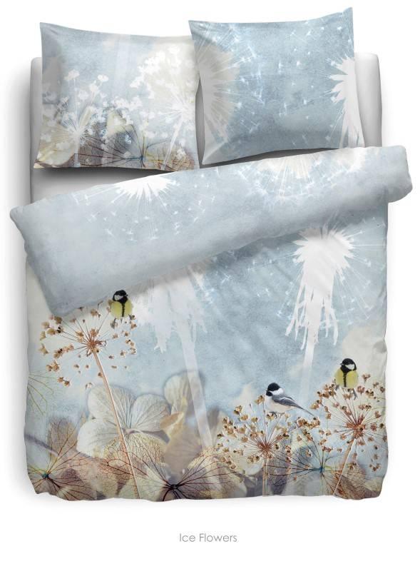 HnL Iceflowers katoen Satijn HnL Iceflowers katoen Satijn