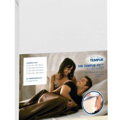 Tempur hoeslaken wit