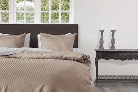 Satijnstreep 100% katoen satijn