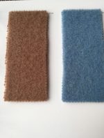 kleuren blauw en camel