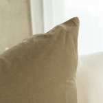 KAYORI INE KHAKI 140X200/220CM LINNEN/KATOEN BLEND