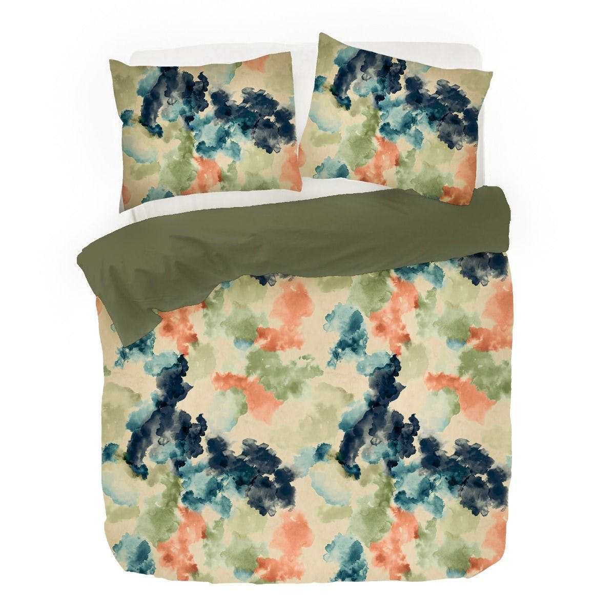 Kayori Abe multi katoensatijn 200tc 140x200/220