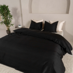 KAYORI KISO ZWART 140X200/220CM TENCEL/KATOEN BLEND