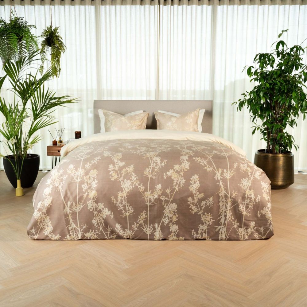 mido Kayori Mido zand 240x200/220cm katoensatijn - Afbeelding 1