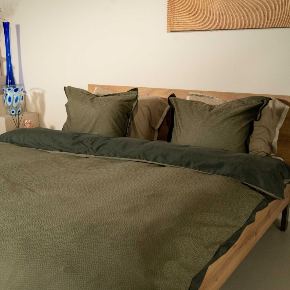 rauso_duvet_groen 2 Kayori Rauso groen 140x200/220cm tencel/katoen - Afbeelding 1