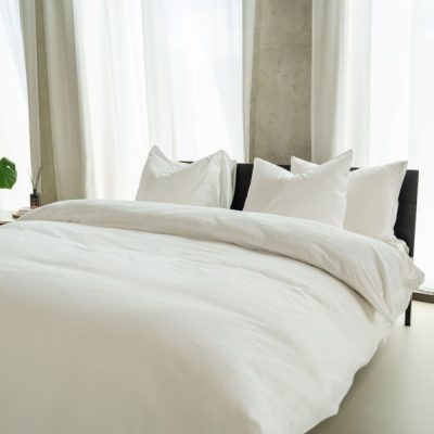 KAYORI SENJU WIT 240X200/220CM 100% KATOEN SATIJN