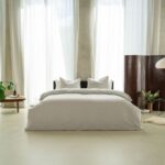 Kayori Senju zilvergrijs 140x200/220cm katoensatijn - Afbeelding 2