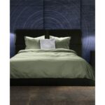 YELLOW PERCALE STEEL GREY 140X200/220CM 100% KATOEN PERKAL - Afbeelding 2