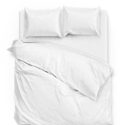 ZO HOME SATINADO WHITE DEKBEDOVERTREK 240X200/220CM 100% KATOEN SATIJN