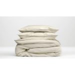 ZO!HOME SATINADO OFF-WHITE DEKBEDOVERTREK 240X200/220CM 100% KATOENSATIJN